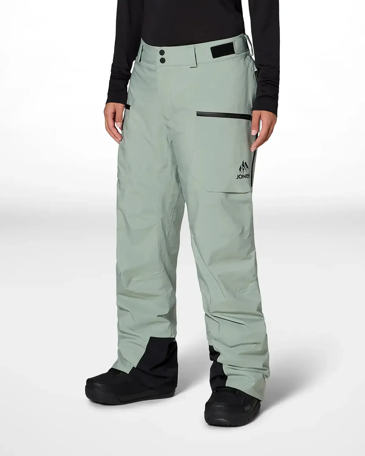 Jones Deeper Gore-Tex skidbyxa dam stealth black S