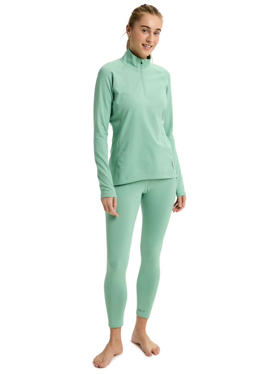 Burton Heavyweight X underställströja quarter-zip svart varm