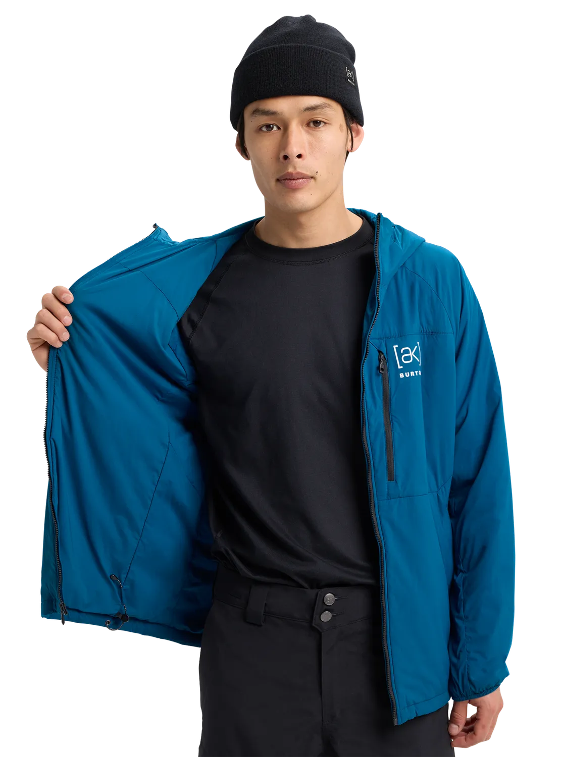 Burton [ak] Helium Hooded Stretch isoleringsjacka Blue Teal