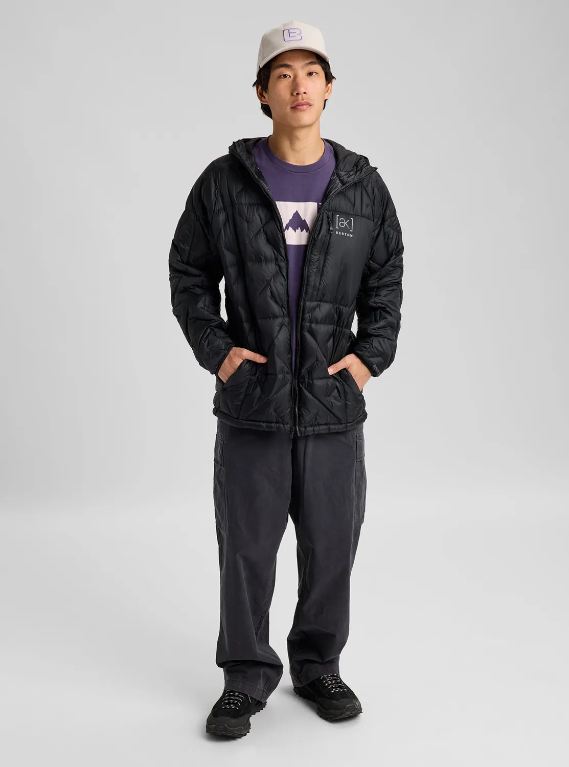 Burton [ak] Baker Hooded dunjacka True Black dun