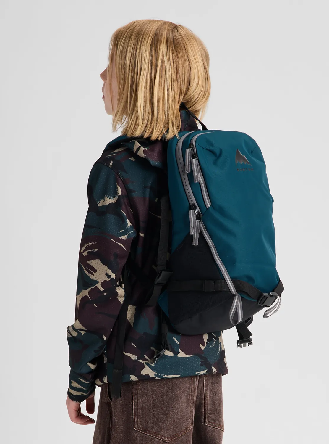 Burton Day Hiker 12L barnryggsäck Atlantic Teal brädfäste