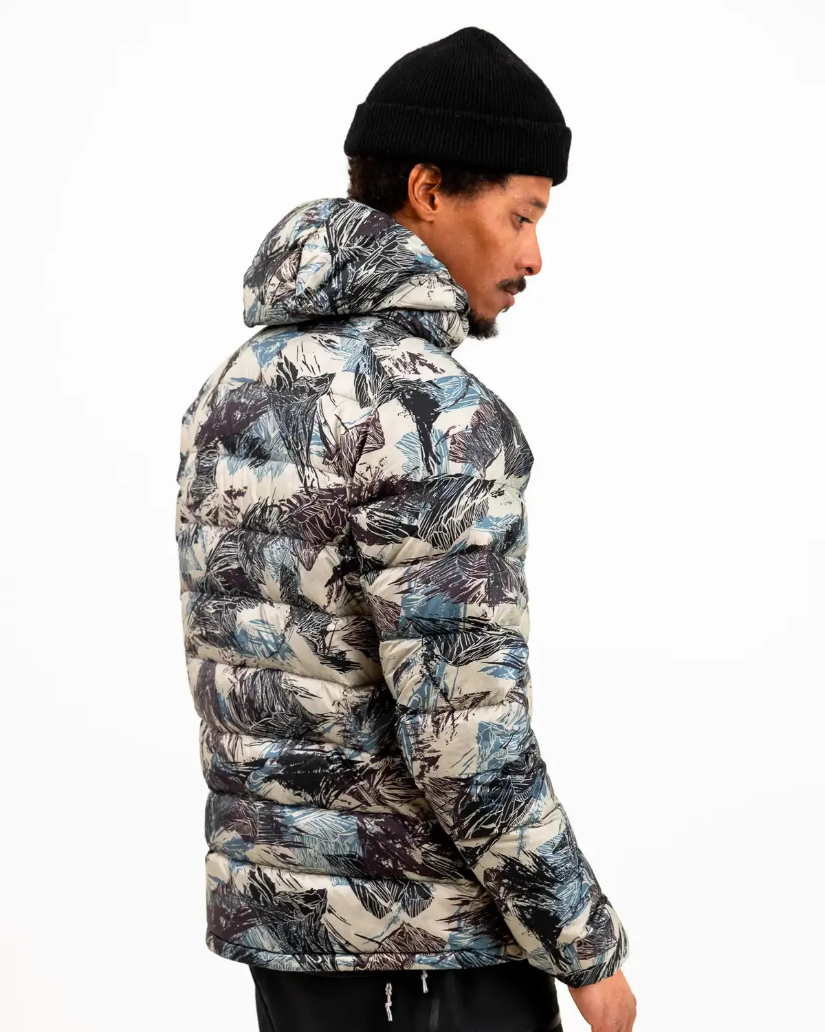 Jones Re-Up Recycled Down Hoodie 2026 dunjacka herrsvart