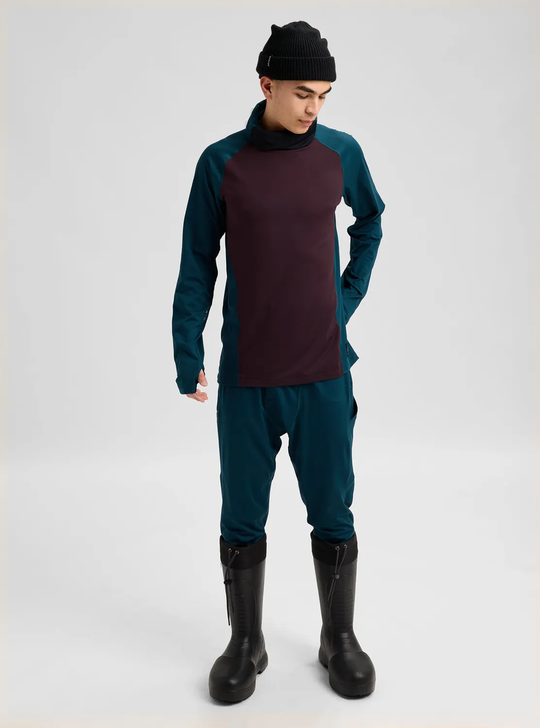 Burton Midweight Base Layer underställströja herr True Black varm