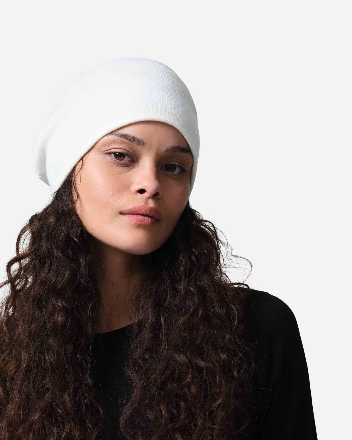 Black Crows Nooa Pom Beanie mössa svart merinoull