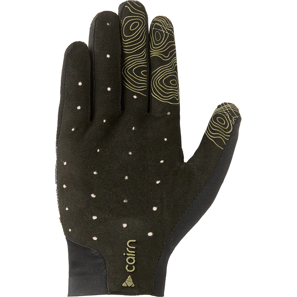 Cairn Sport Dukana Black Khaki cykelhandskar ventilerande