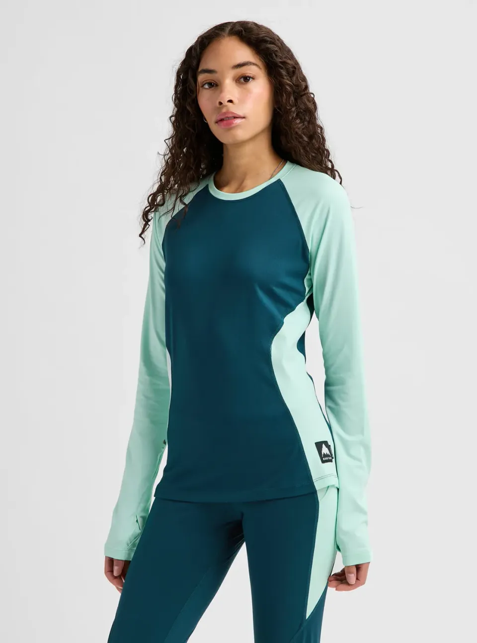 Burton Synthetic Midweight Base Layer Crew True Black dam
