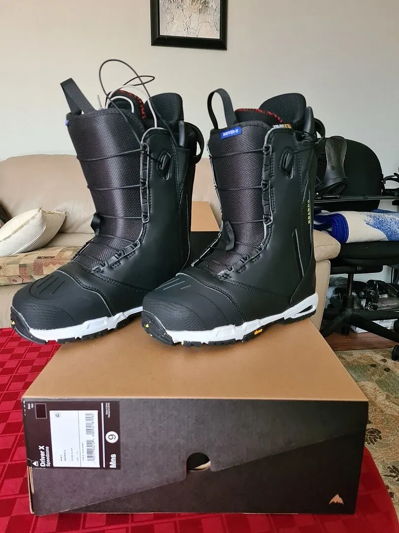 Burton Driver X snowboardboots herr svart styv respons