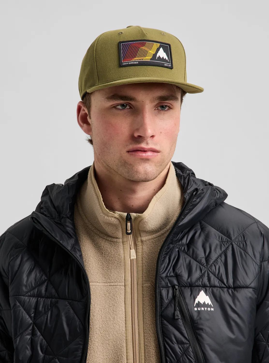 Burton Elmore keps Spiced Chai flat brim