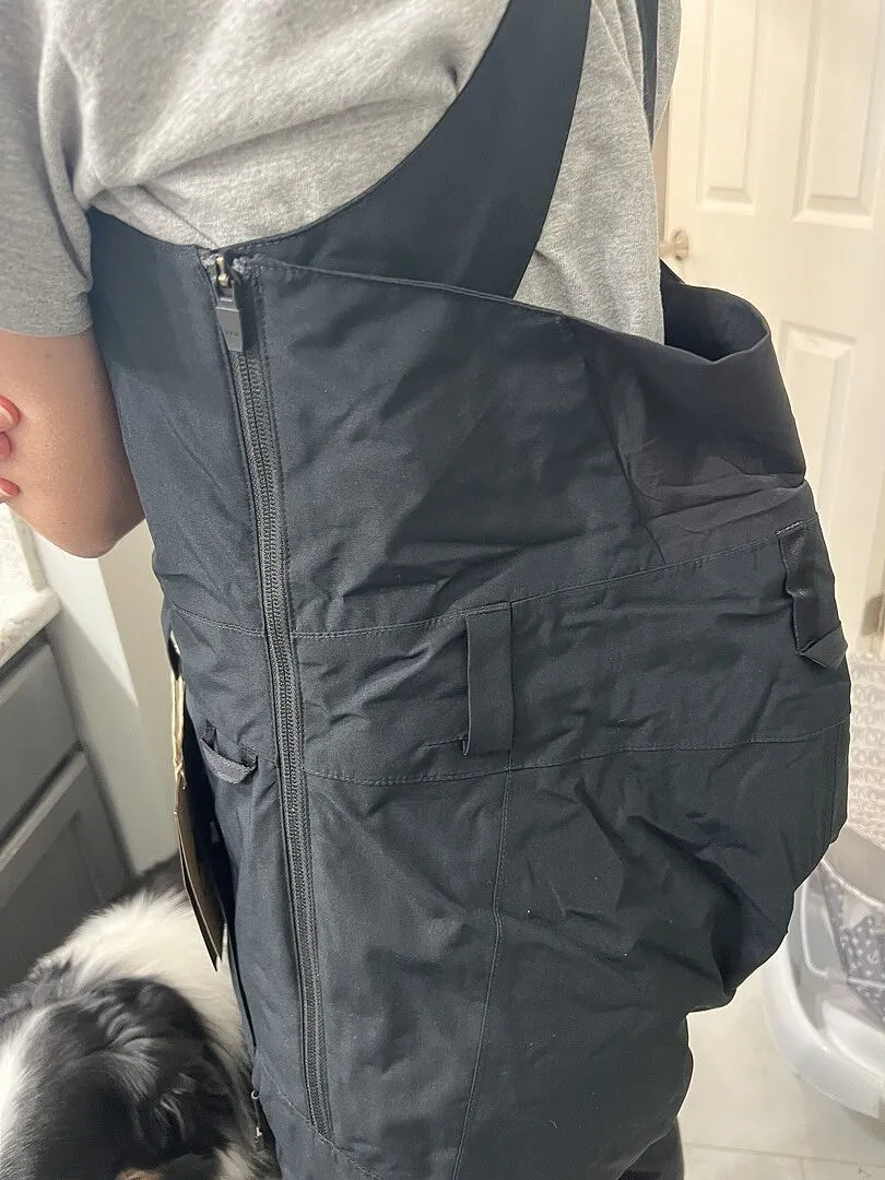 Burton Reserve 2L hängselbyxor Crystal Dye True Black vattentät