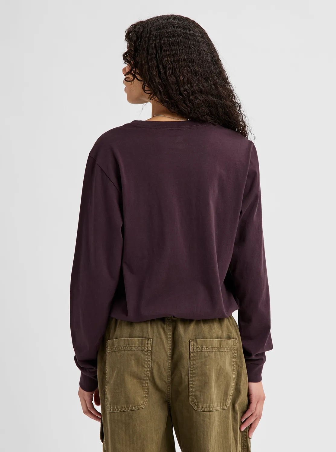 Burton Colfax långärmad t-shirt Bear Hug Brown bomull