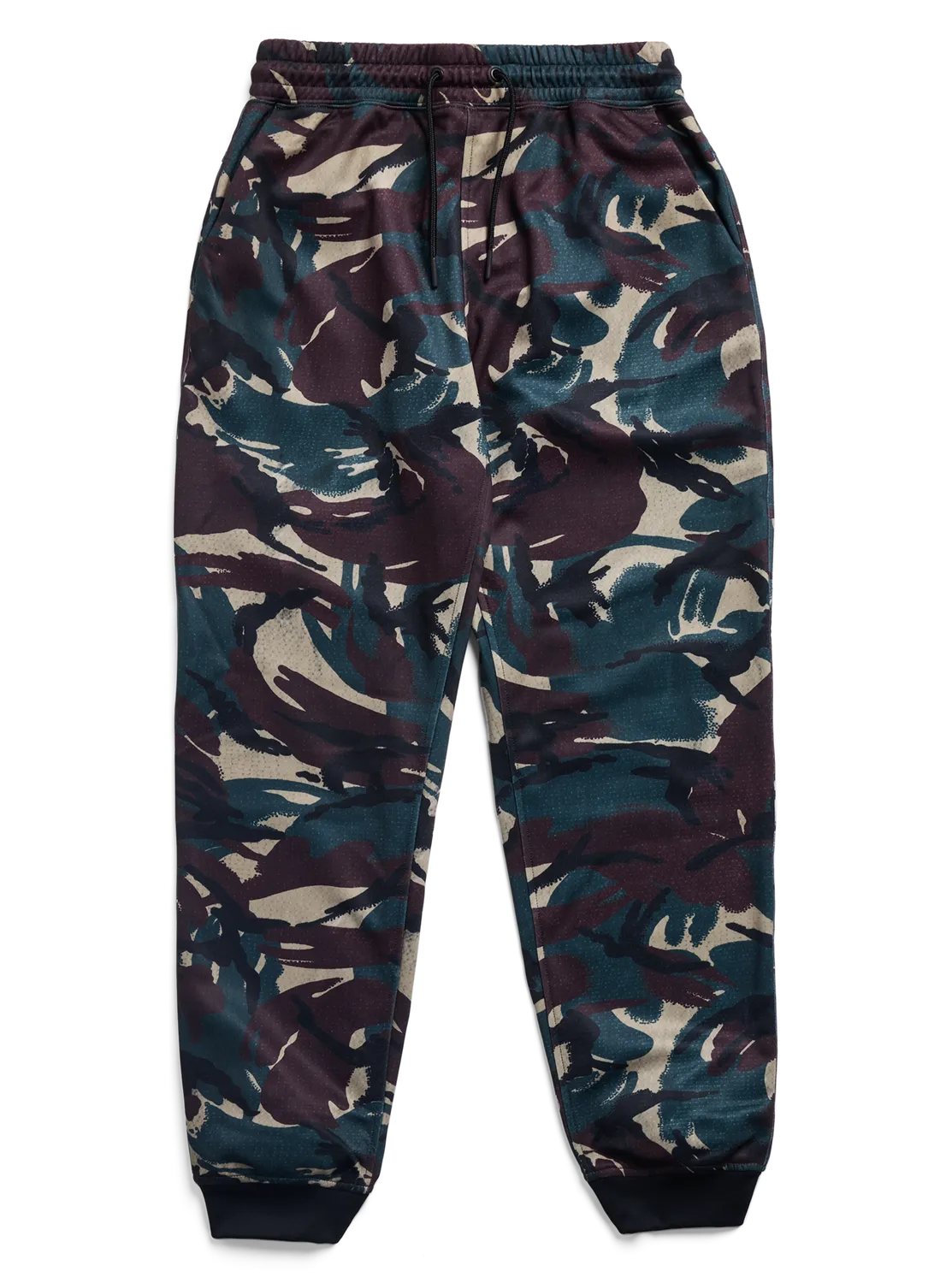 Burton Oak fleecebyxor dam True Black Heather borstad