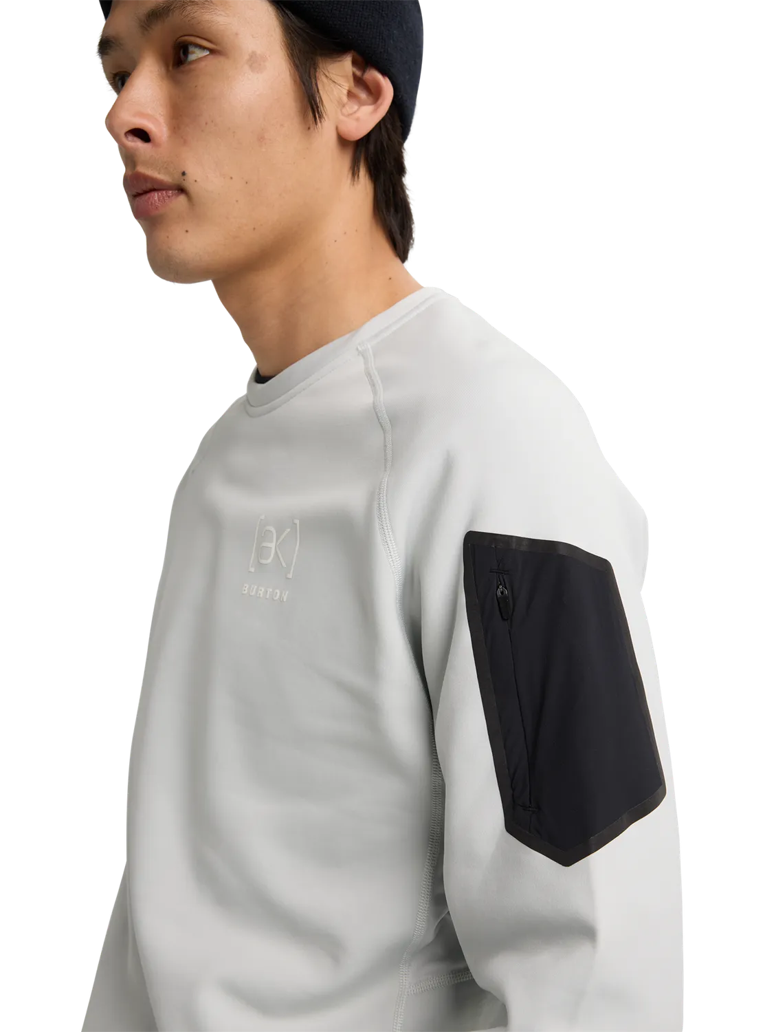 Burton [ak] Baker Stretch fleecetröja Gray Cloud stretch