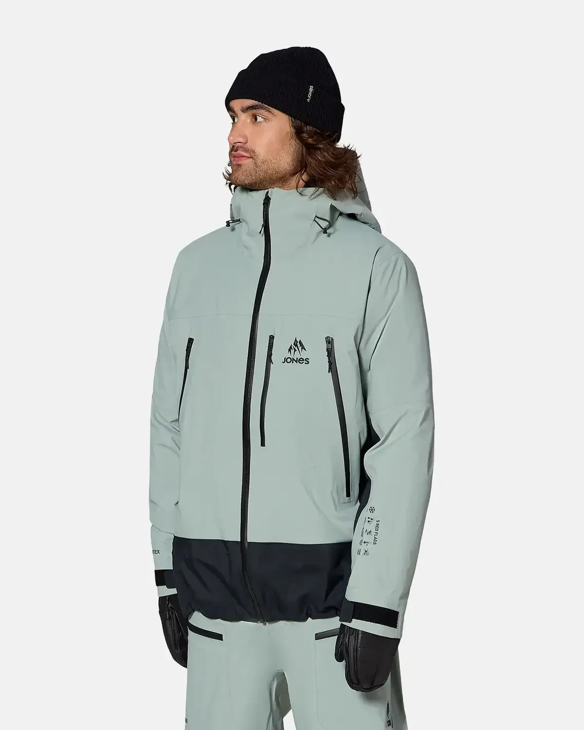 Jones Higher GORE-TEX 3L jacka herr Stealth Black vattentät
