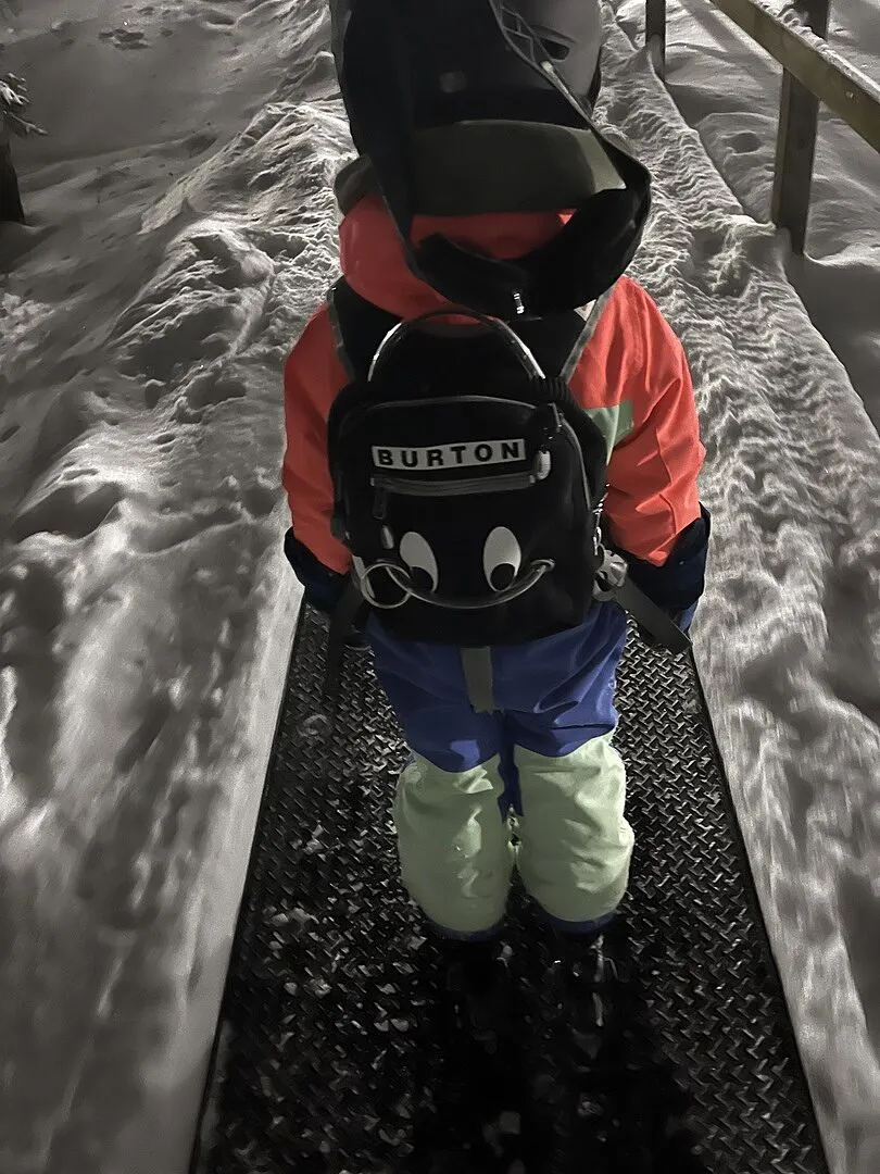 Burton MDXONE snowboardsele barn svart OS justerbar