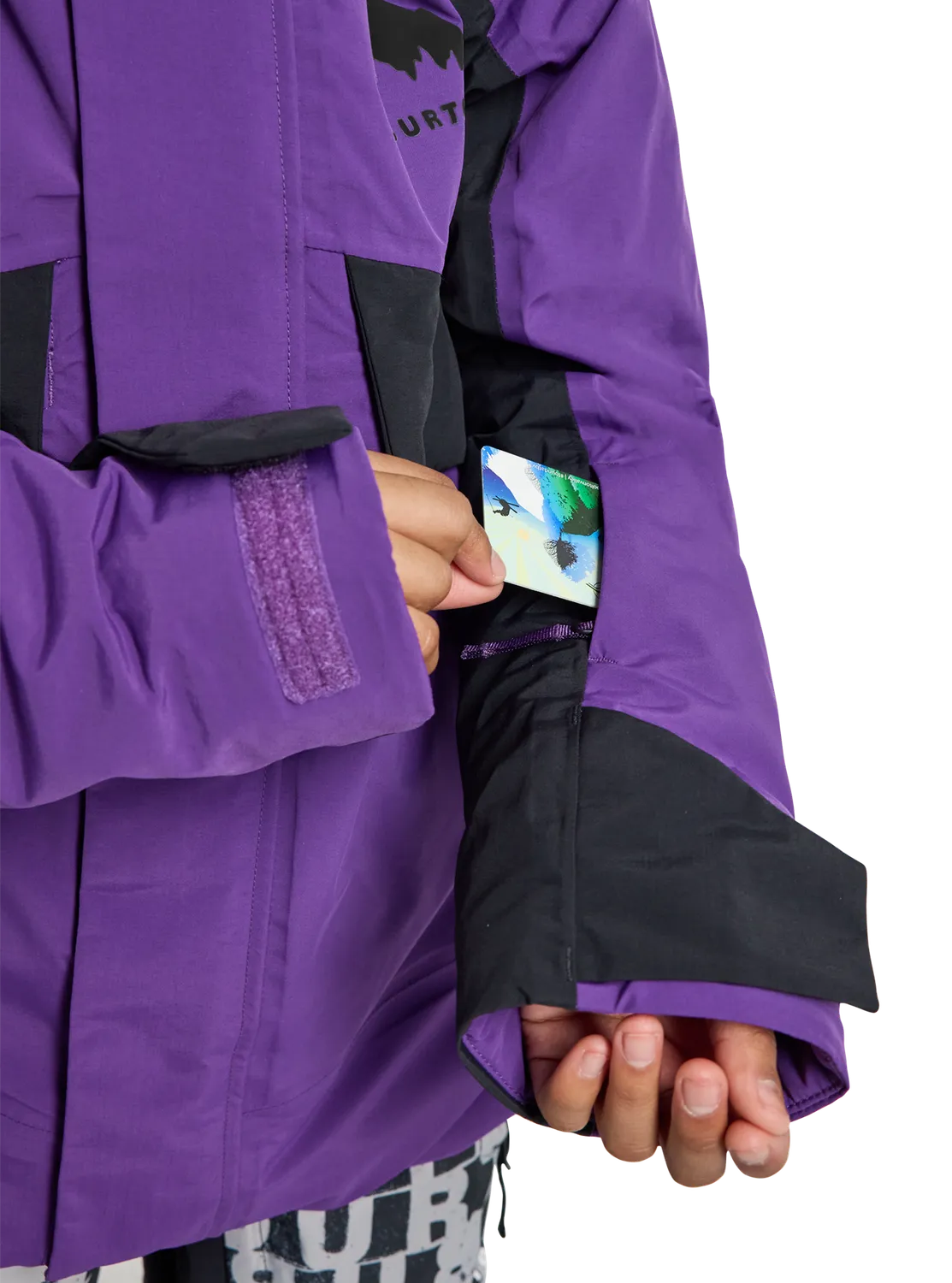 Burton Ascutney 2L barn skidjacka Imperial Purple vattentät