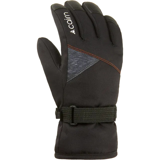 Cairn Optima Pure J skidhandskar black bright red junior