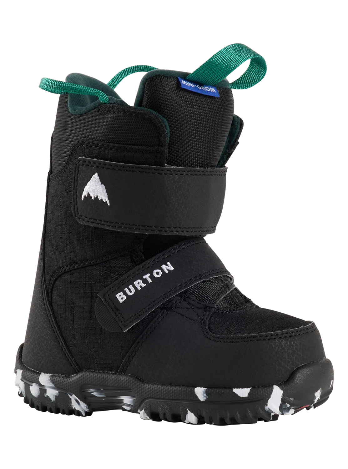Burton Mini Grom snowboardboots barn Black mjuk flex