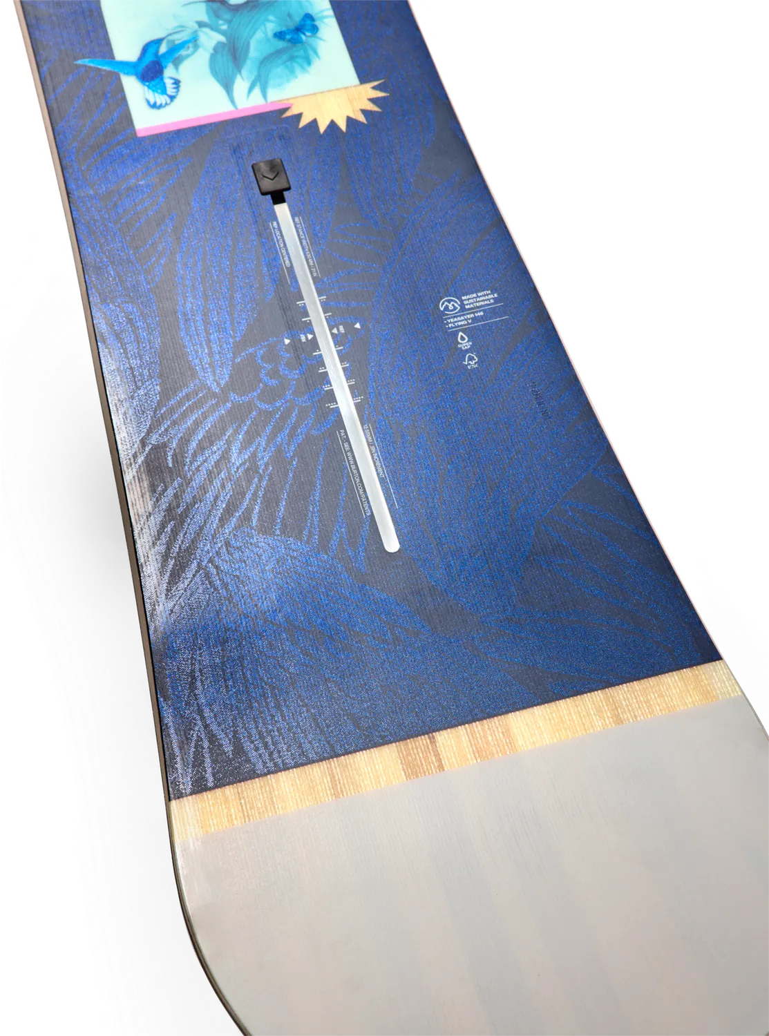 Burton Yeasayer Flying V snowboard dam 148 Graphic