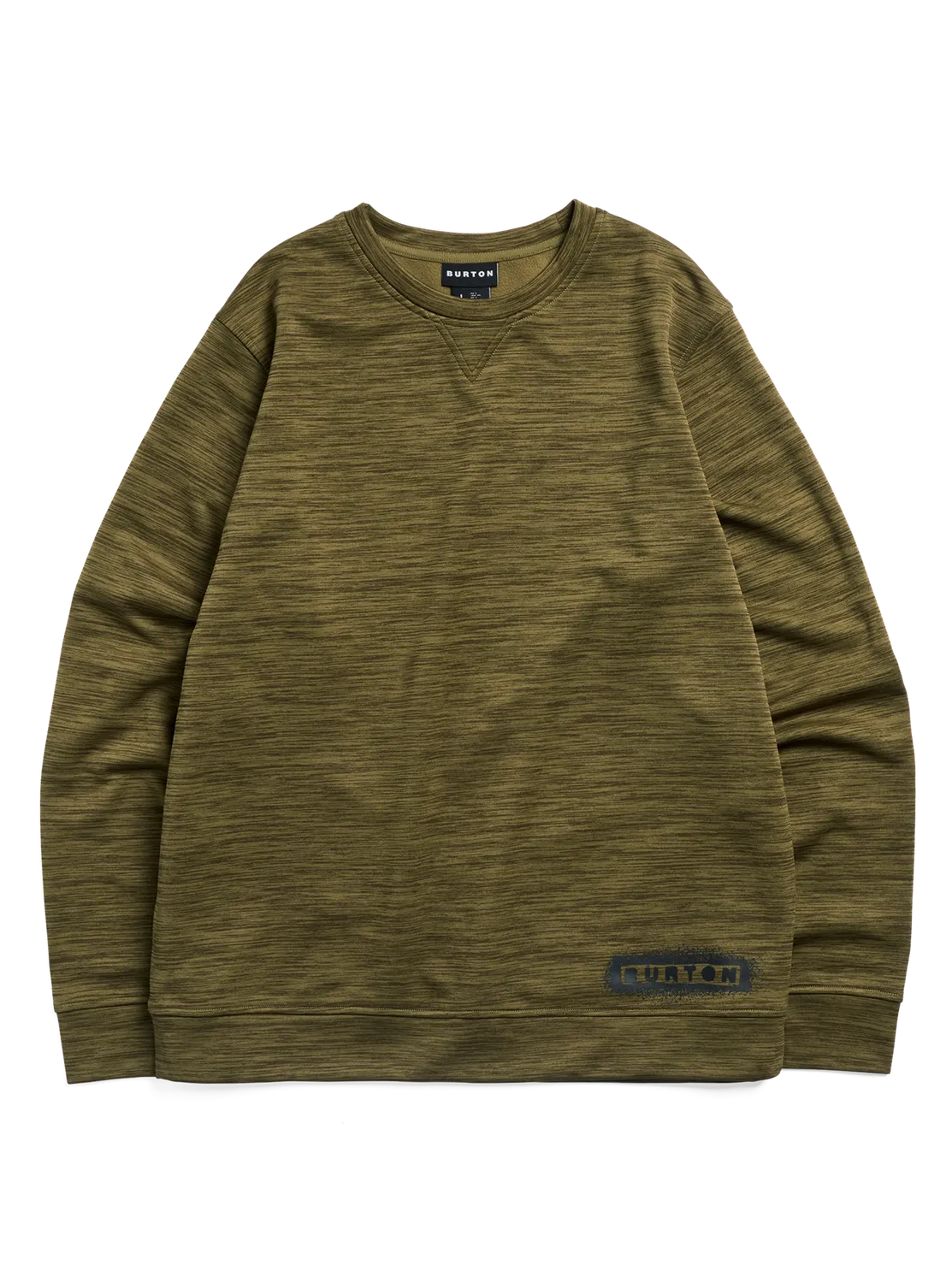 Burton Oak Pullover Crew fleecetröja Geranium Red avslappnad