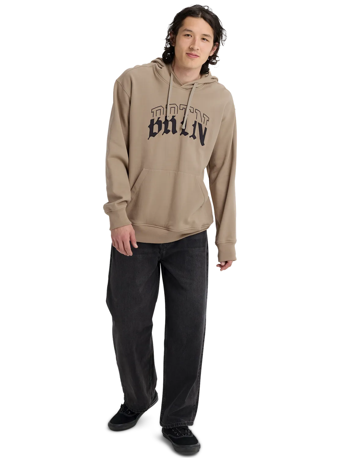 Burton Varsity pullover hoodie Summit Taupe ekologisk bomull