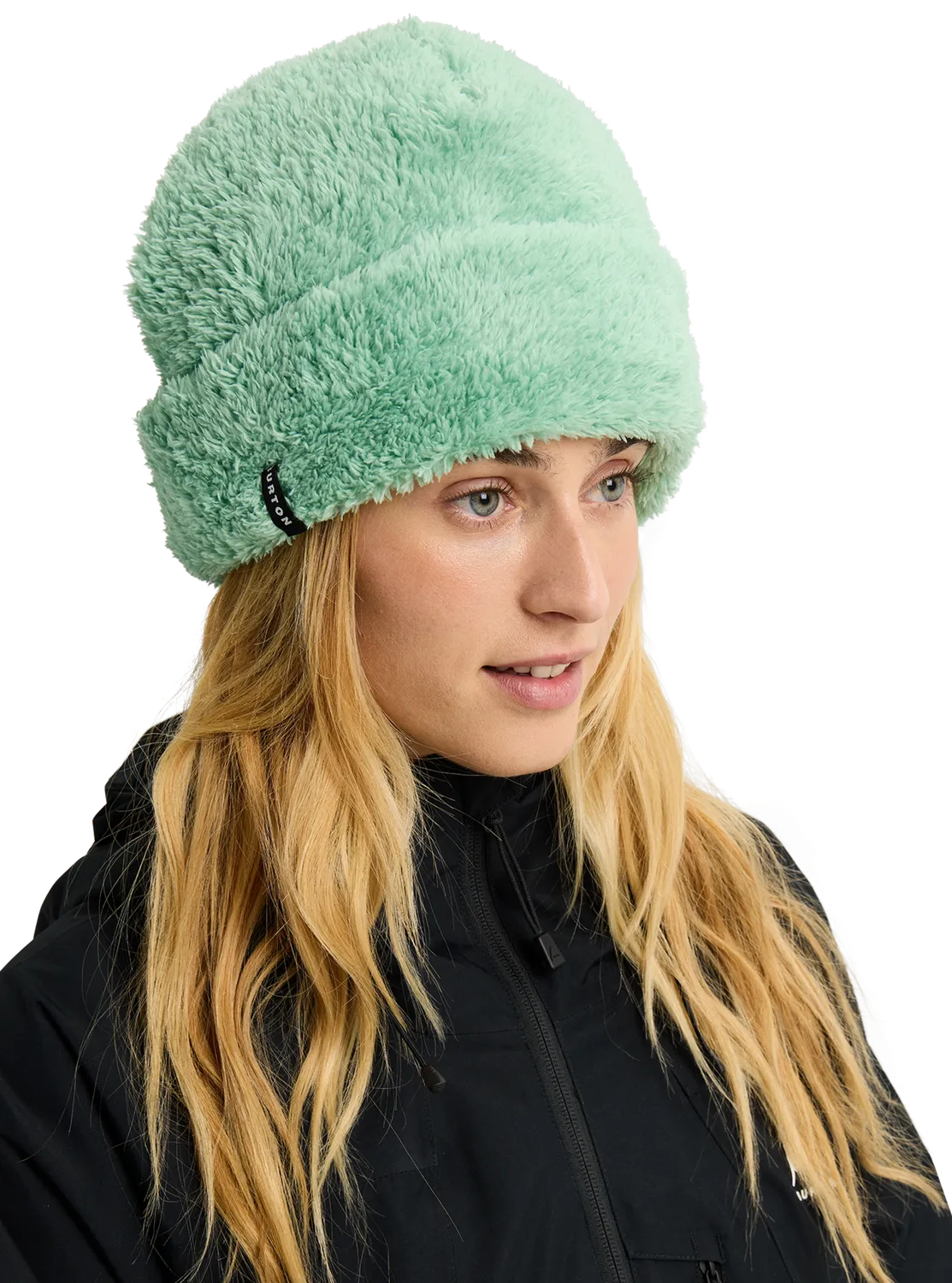 Burton High Pile mössa Soft Sage oversize fleece