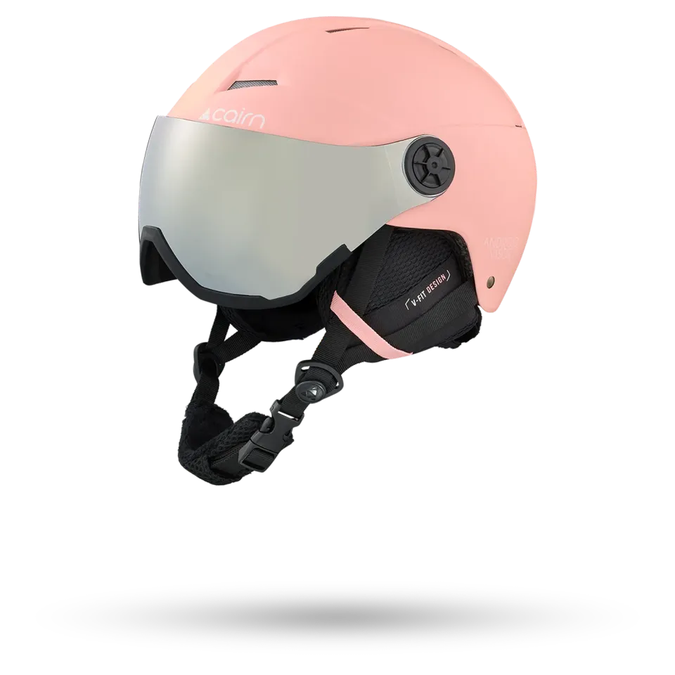 Cairn Android Visor J skidhjälm pastel coral junior