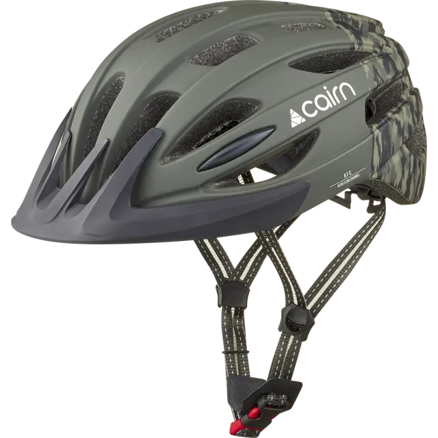 Cairn Fusion cykelhjälm khaki chino LED
