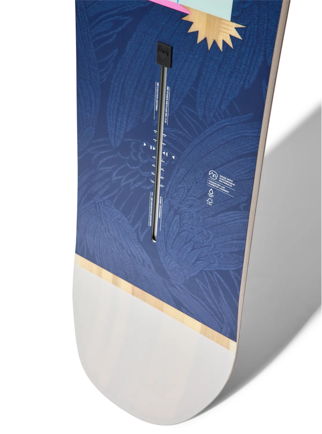 Burton Yeasayer Camber snowboard dam 148 med scoop