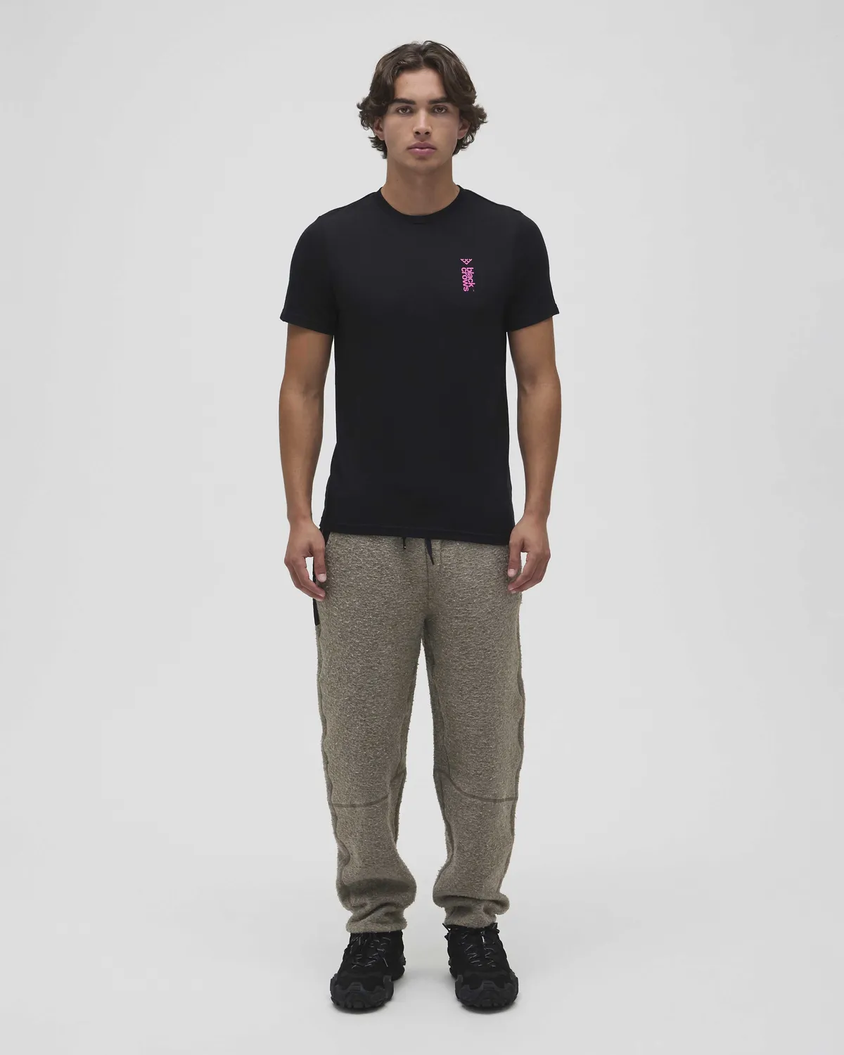Black Crows Merino t-shirt herr svart S kort ärm luktfri