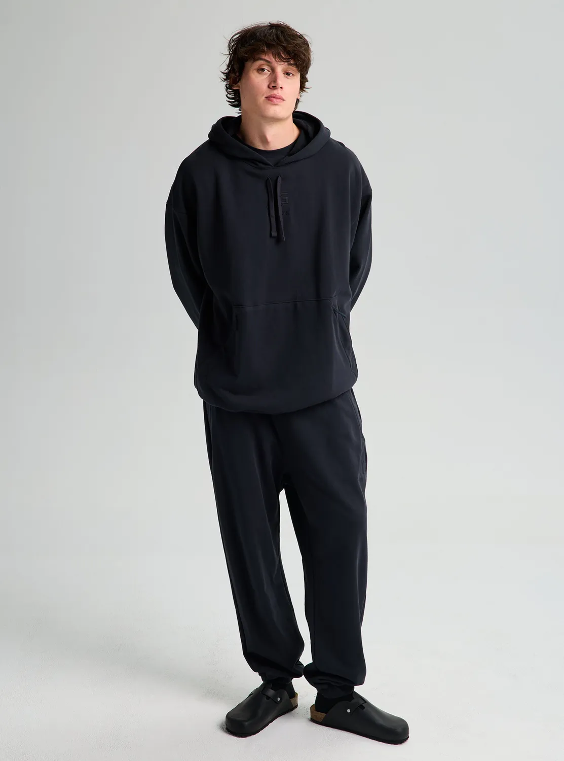Burton AG Outfall Pullover hoodie True Black ekologisk