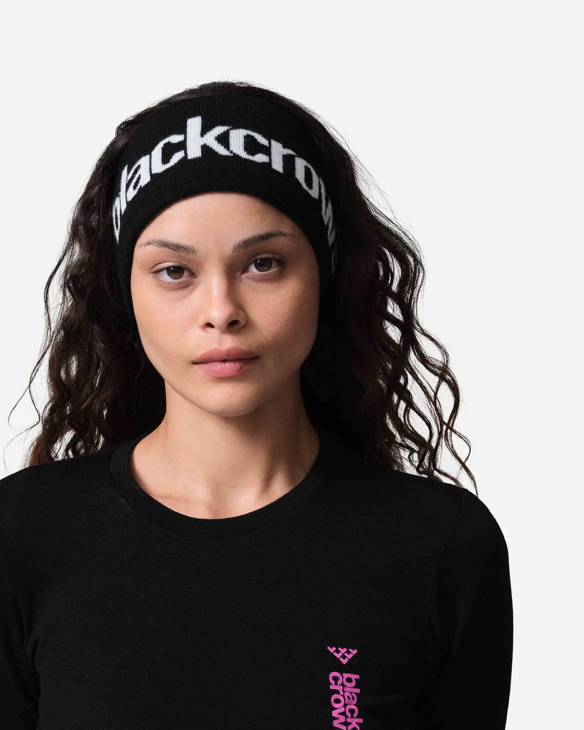 Black Crows Nooa pannband merinoull svart unisize fleece