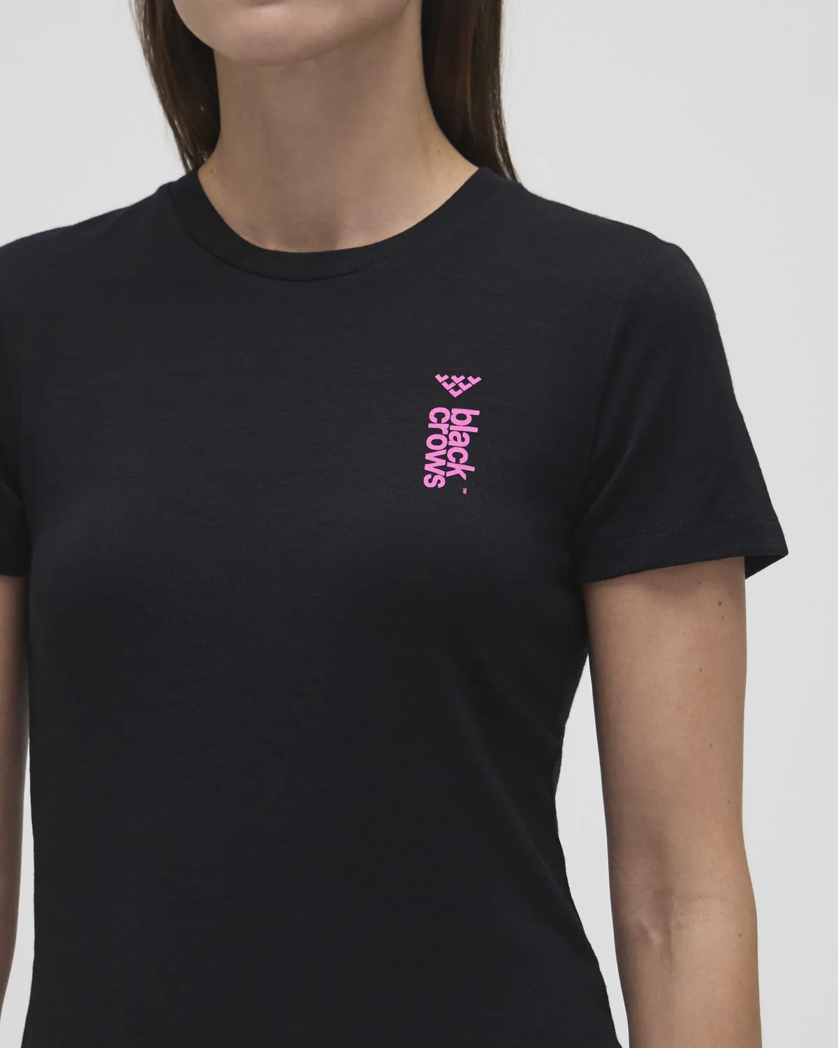 Black Crows Merino t-shirt dam svart kortärm