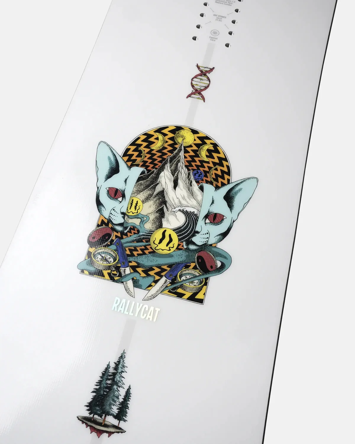 Jones Rally Cat Snowboard herr mellow camber lekfull
