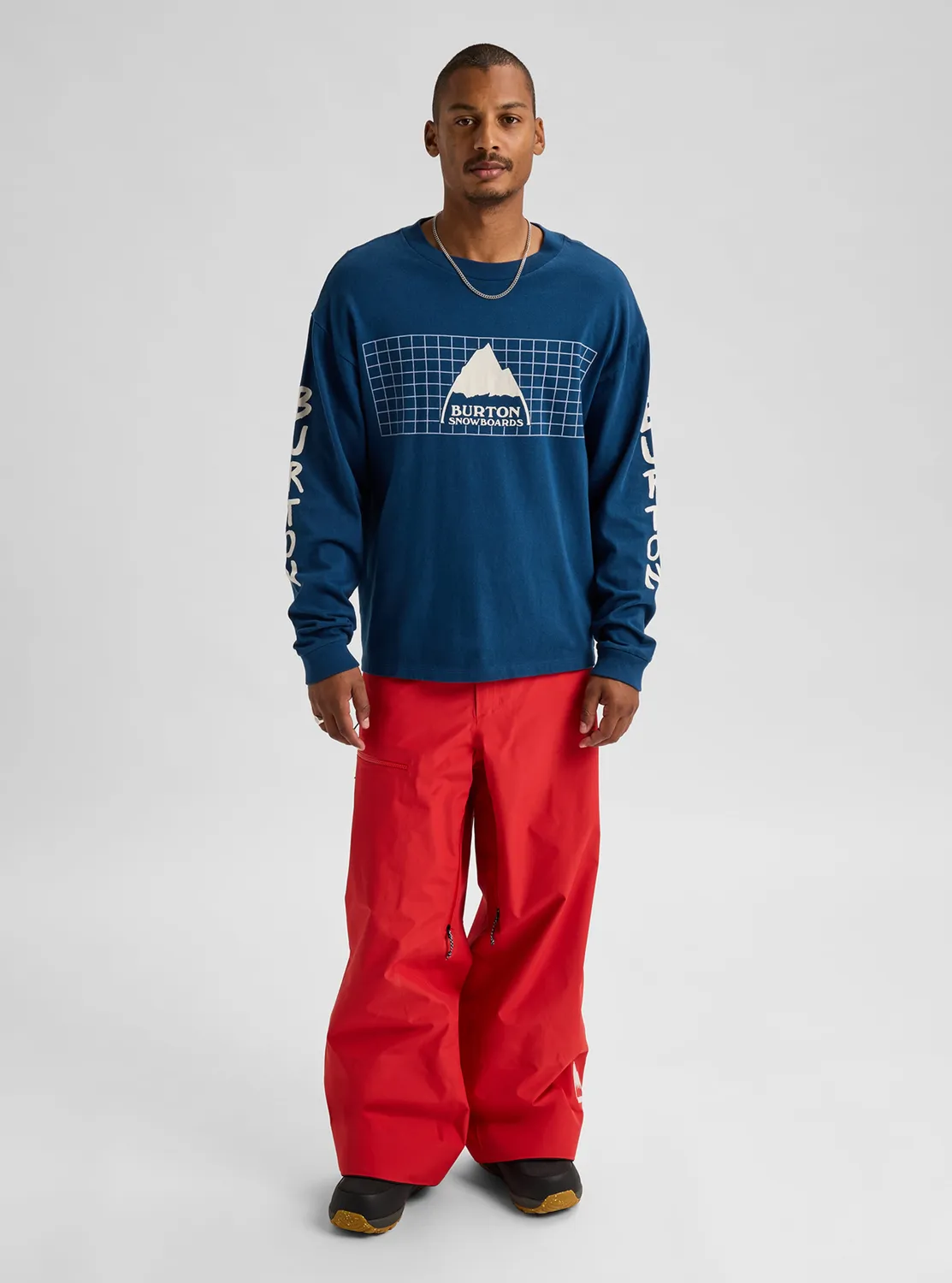 Burton 83 Squared långärmad t-shirt vit