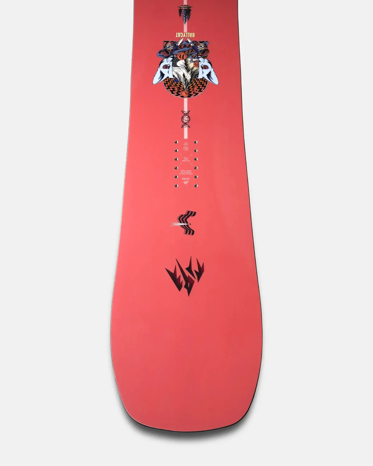 Jones Rally Cat Snowboard dam mellow camber lekfull
