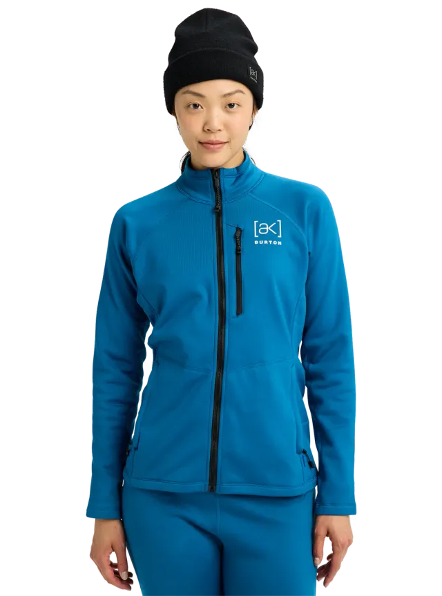 Burton [ak] Baker Stretch fleecejacka dam Blue Teal stretch