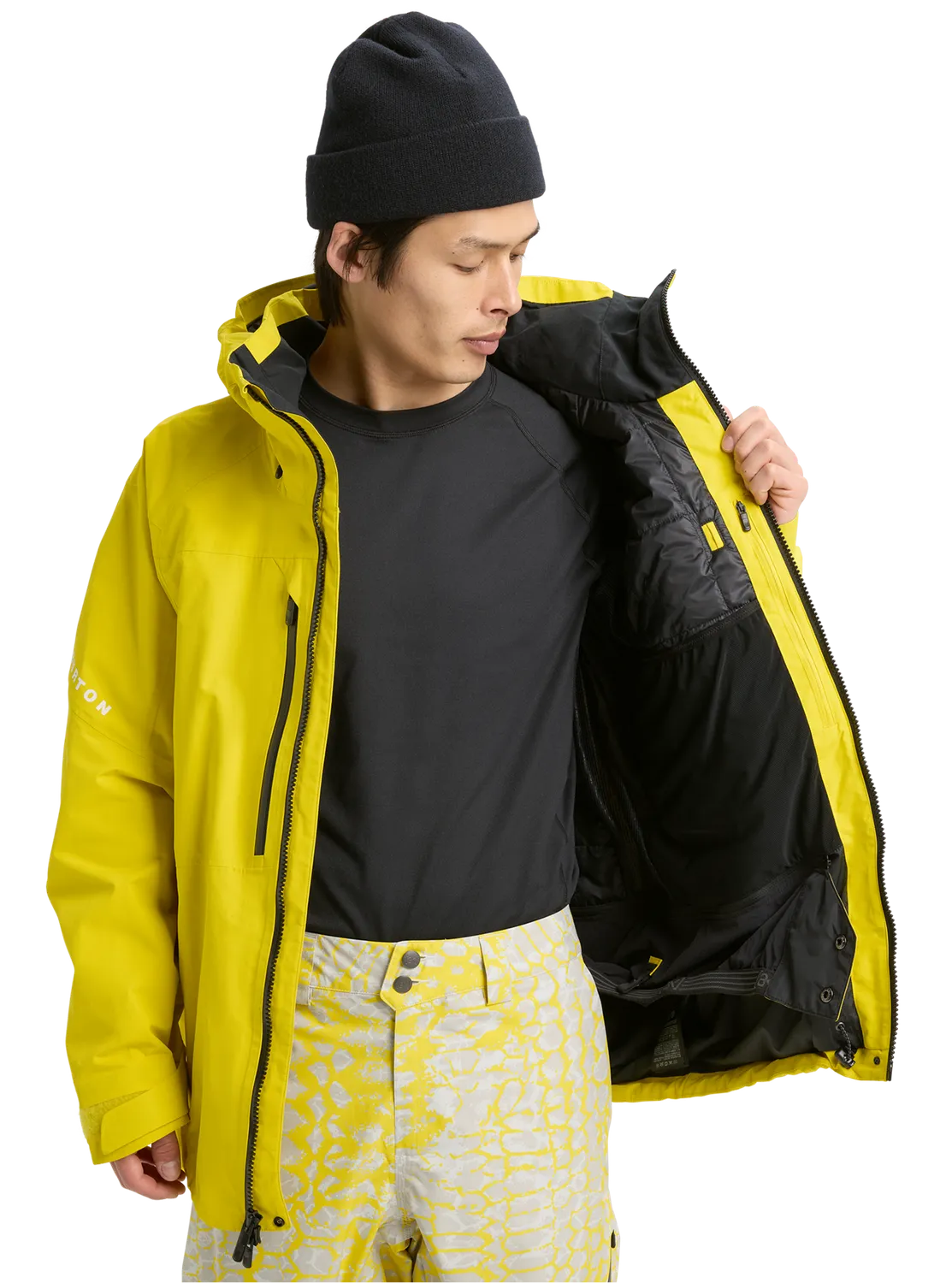 Burton [ak] Swash jacka GORE-TEX True Black isolerad