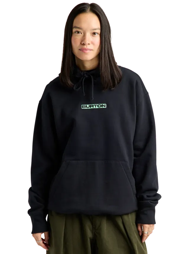 Burton From Burton to the World hoodie True Black ekologisk
