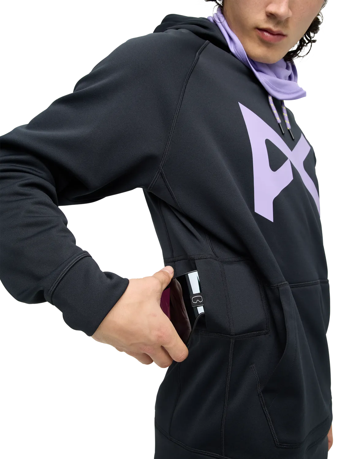 Burton Anon MFI Pullover hoodie Hyper Lilac