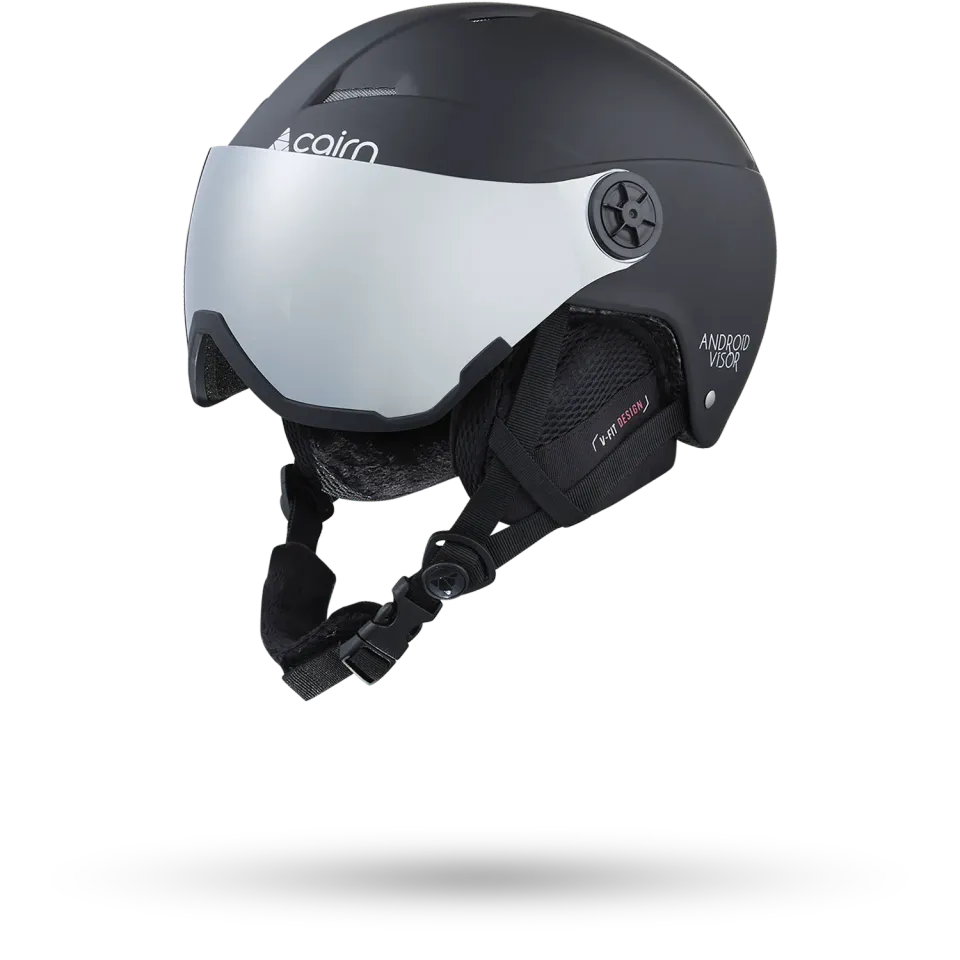 Cairn Android Visor J skidhjälm mattsvart junior
