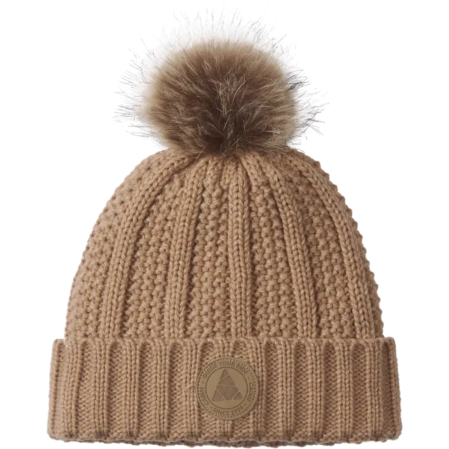 Cairn Zoe mössa Praline Lurex pompom