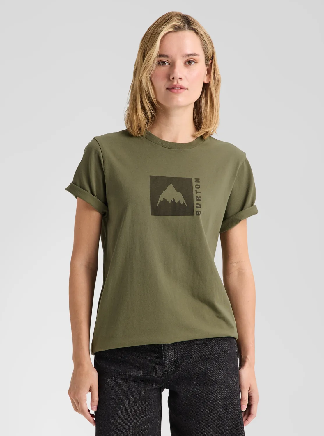 Burton Classic Mountain t-shirt geranium red mjuk