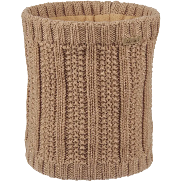Cairn Zoe Col halsvärmare Praline Lurex återvunnen