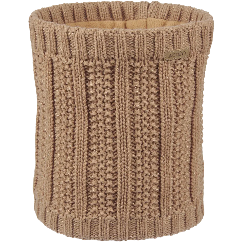 Cairn Zoe Col halsvärmare Praline Lurex återvunnen