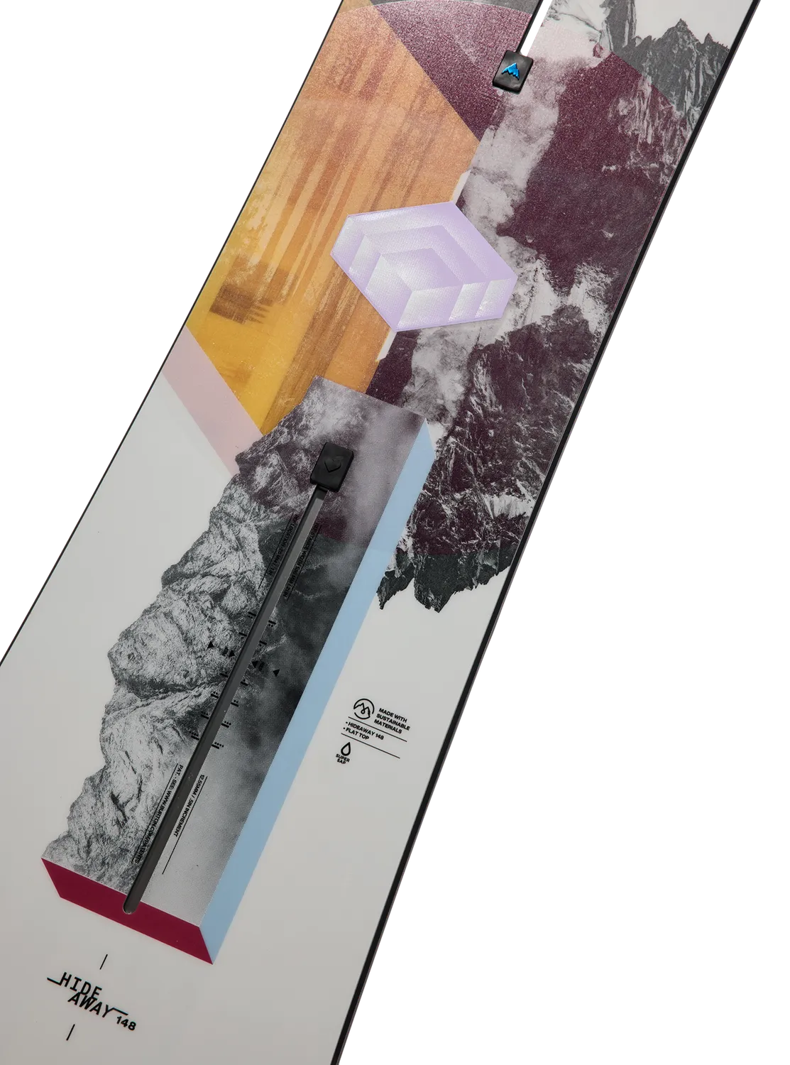 Burton Hideaway Flat Top snowboard dam 148 medelflex