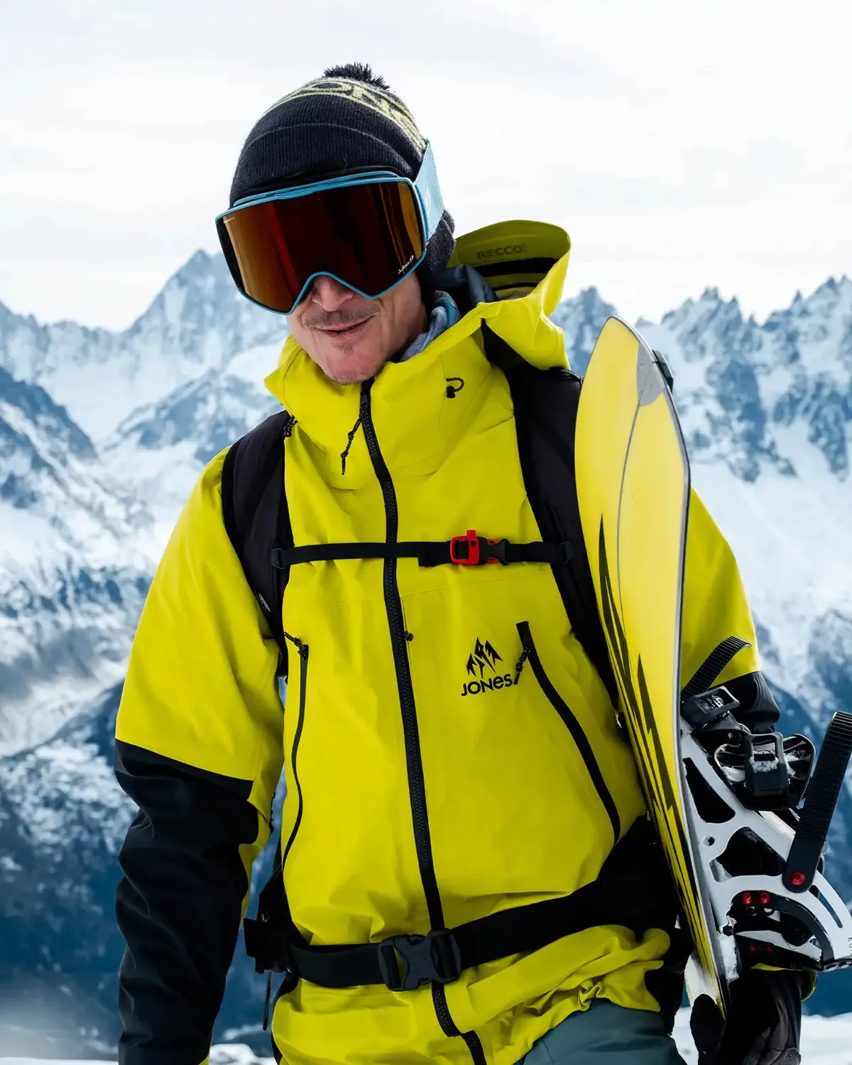 Jones Shralpinist GORE-TEX ePE Recycled 3L Jacket 2026 skidjacka Lime Green