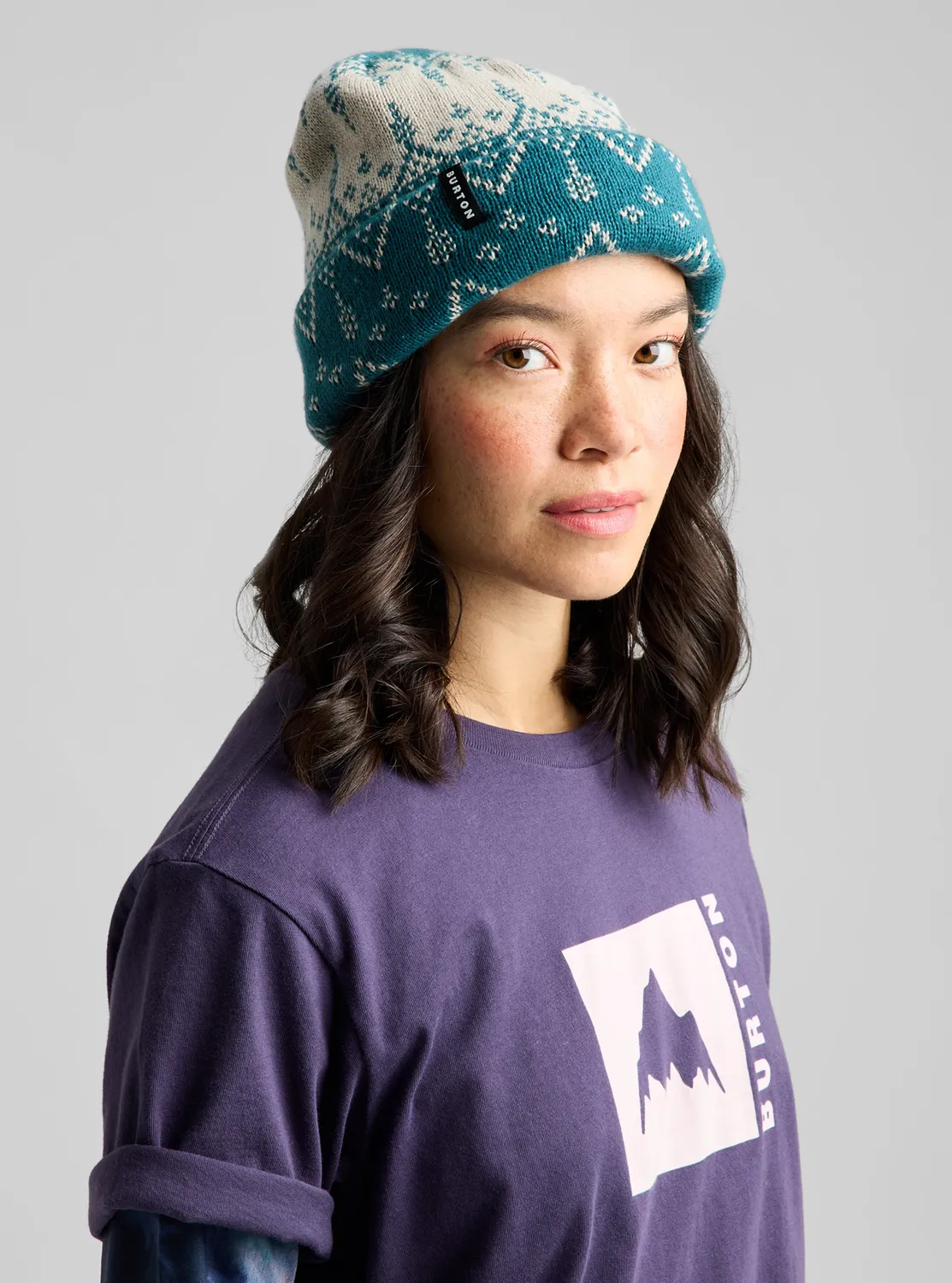Burton Recycled Sidehitt mössa Moondust Purple återvunnen