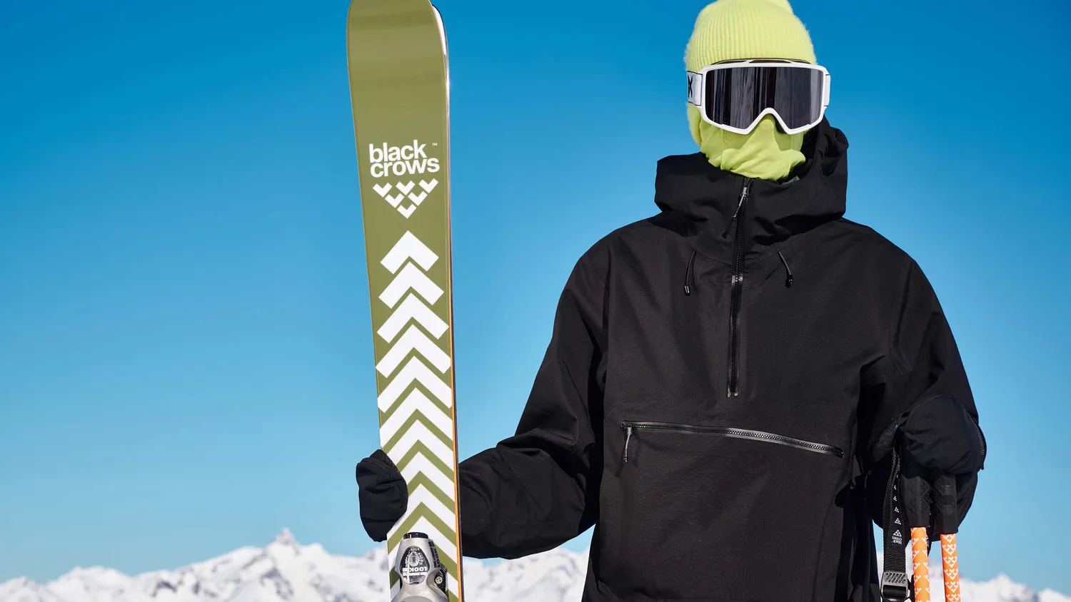 Black Crows Stratus 3L skidanorak herr svart L vindskydd