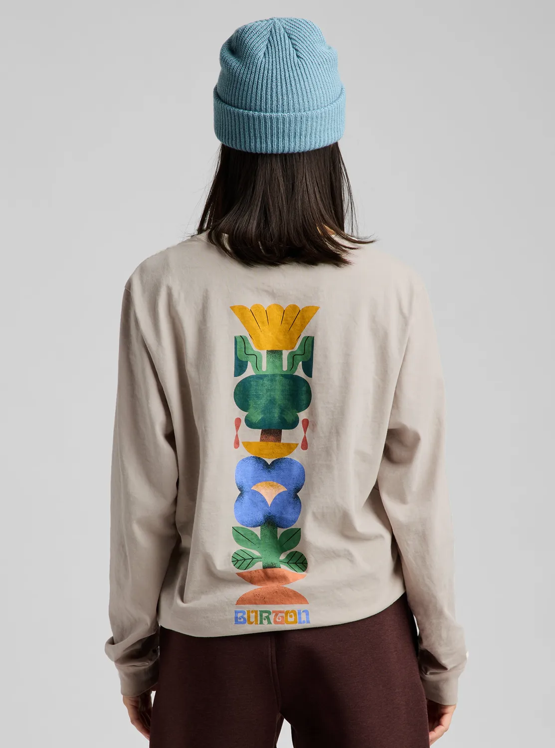 Burton Yeasayer 27 långärmad t-shirt Chinchilla Gray bomull