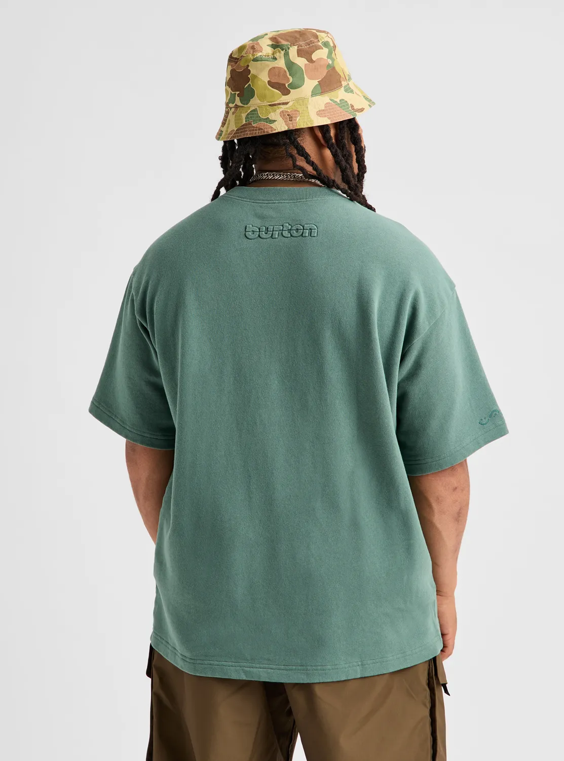 Burton Baggy B Tee t-shirt Lunar Sand tung ekologisk bomull